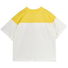 Dog V-Neck Tee in Yellow by Mini Rodini