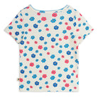 Flowers AOP Pointelle Tee by Mini Rodini