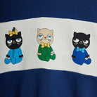Minibabies Panel Sweatshirt in Blue by Mini Rodini