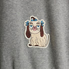 Minibabies Patches Sweatshirt in Grey by Mini Rodini