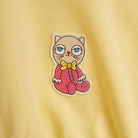 Minibabies Patches Sweatshirt in Yellow by Mini Rodini