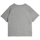 Panther Patch Tee in Grey Melange by Mini Rodini