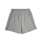 Plain Piping Sweatshorts in Grey Melange by Mini Rodini