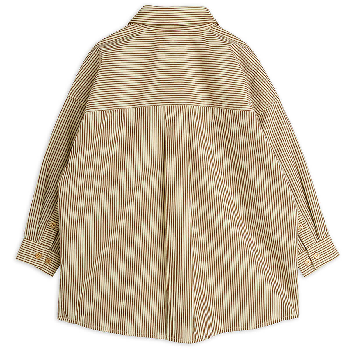 Poplin Shirt in Brown by Mini Rodini