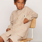 Poplin Shirt in Brown by Mini Rodini