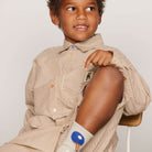 Poplin Shirt in Brown by Mini Rodini