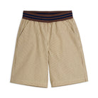 Poplin Woven Shorts in Brown by Mini Rodini