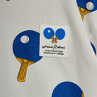 Table Tennis AOP Tee in Grey by Mini Rodini