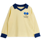 Table Tennis Collar Top in Yellow by Mini Rodini