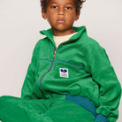 Table Tennis Patch Terry Cardigan by Mini Rodini
