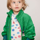 Table Tennis Patch Terry Cardigan by Mini Rodini