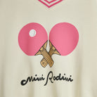 Table Tennis Striped Sweatshirt in White by Mini Rodini