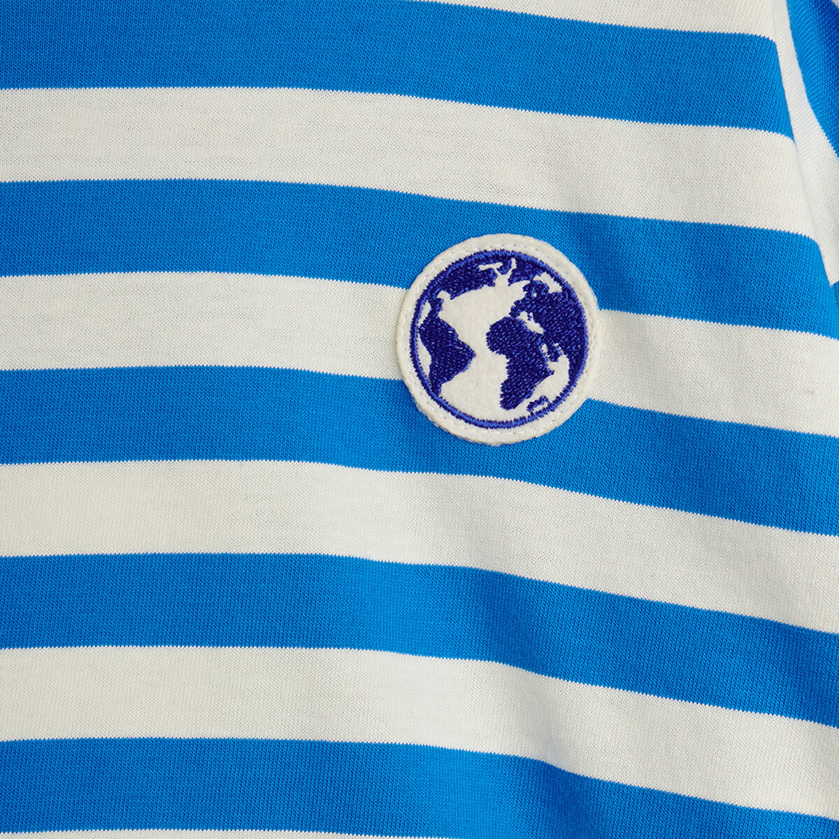 Mini Rodini Earth Stripe Long Sleeve Tee in Blue – Junior Edition