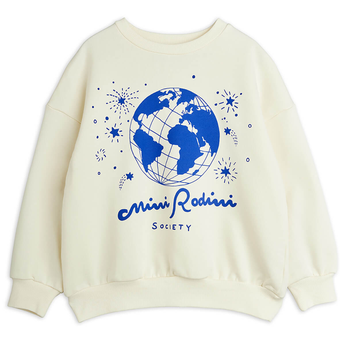 Mini Rodini Society Sweatshirt in White by Mini Rodini – Junior