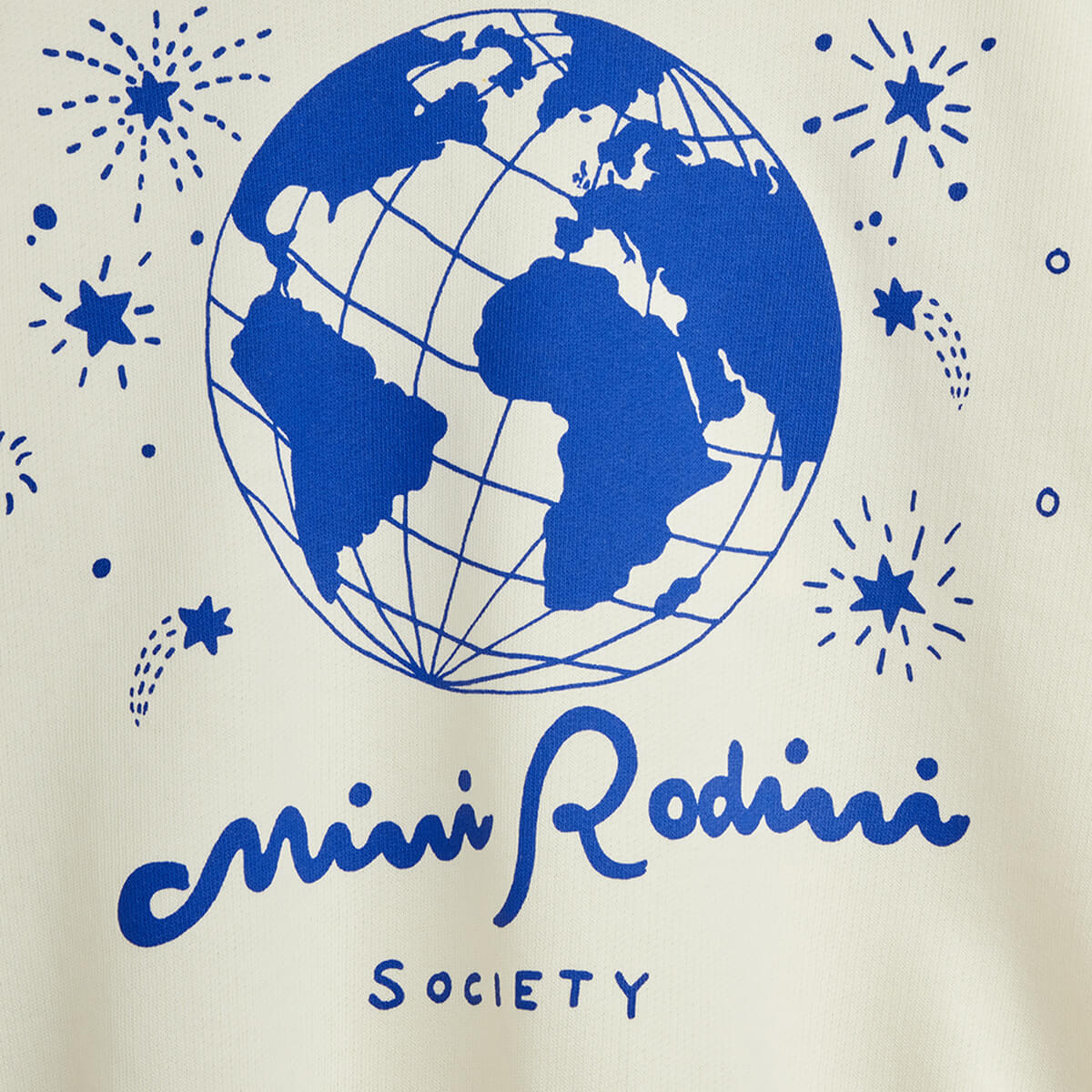 Mini Rodini Society Sweatshirt in White by Mini Rodini – Junior