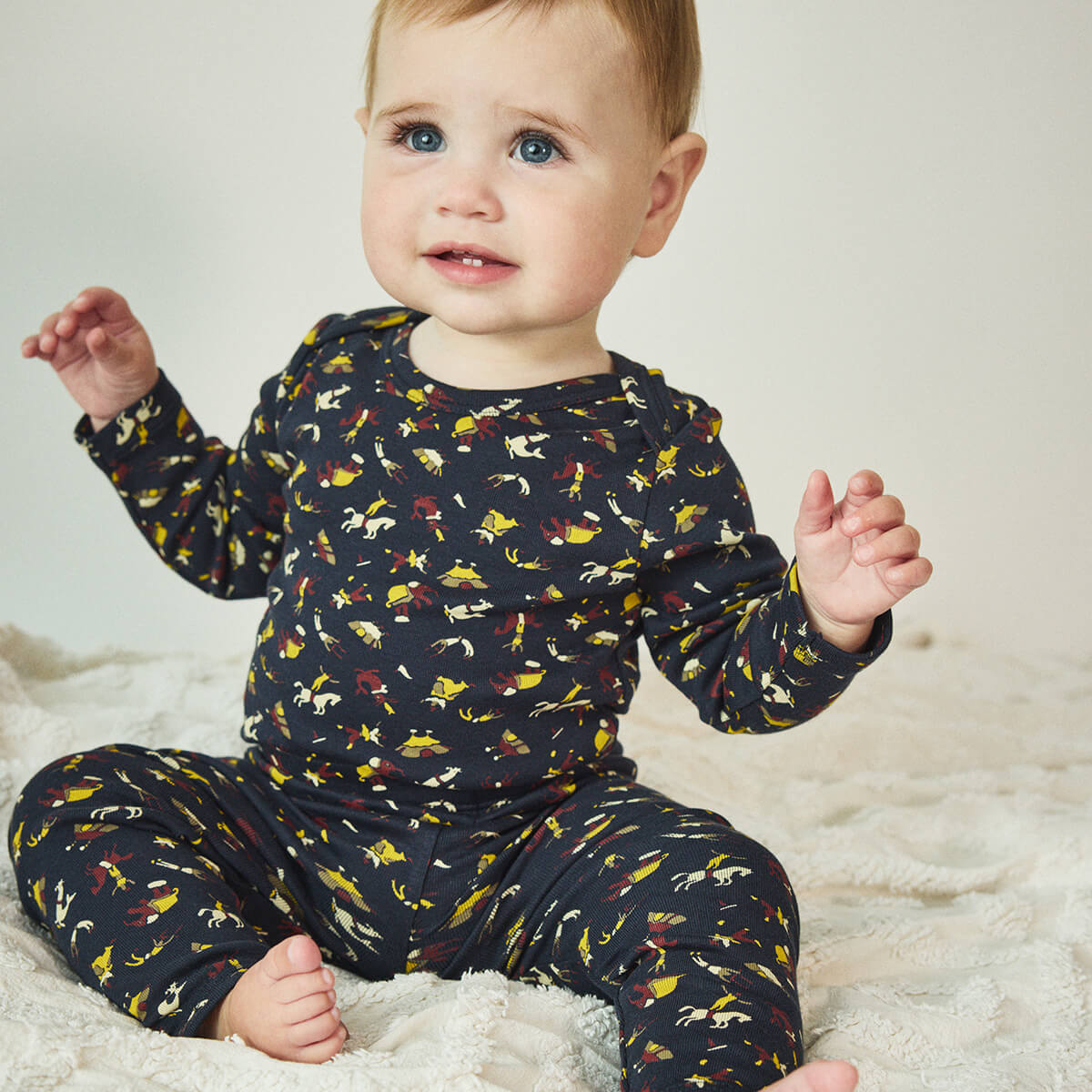 Baby Legging in Ink Circus by Misha & Puff – Junior Edition