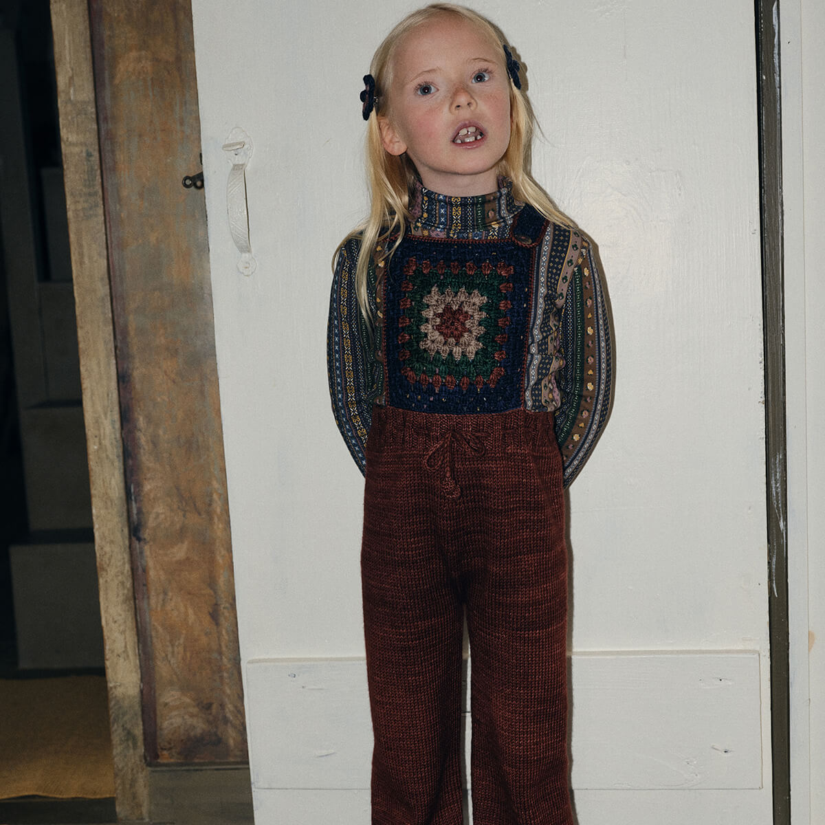 misha&puff Lake House Overalls 3ー4y Lake House Overall in Madder