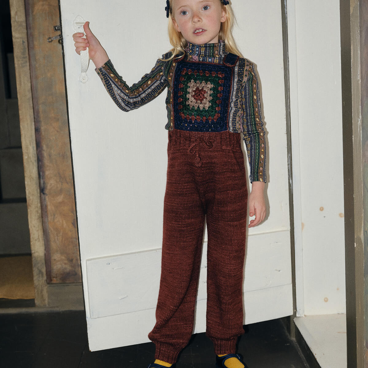 Lake House Overall in Madder Root by Misha & Puff – Junior Edition