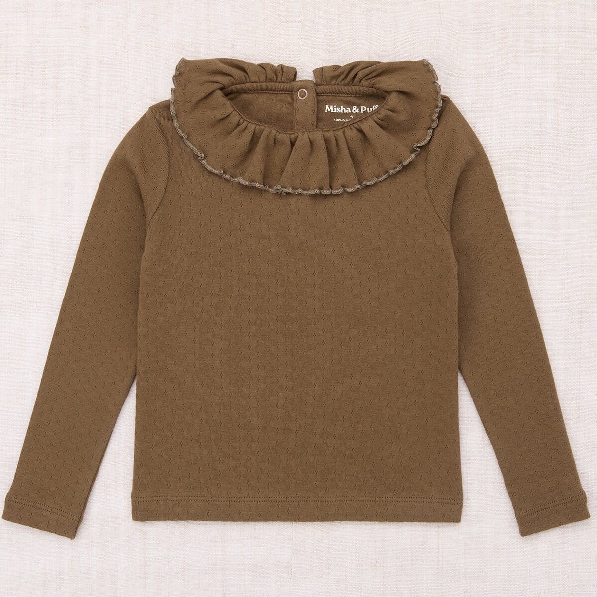 Paloma Top in Nutshell by Misha & Puff – Junior Edition