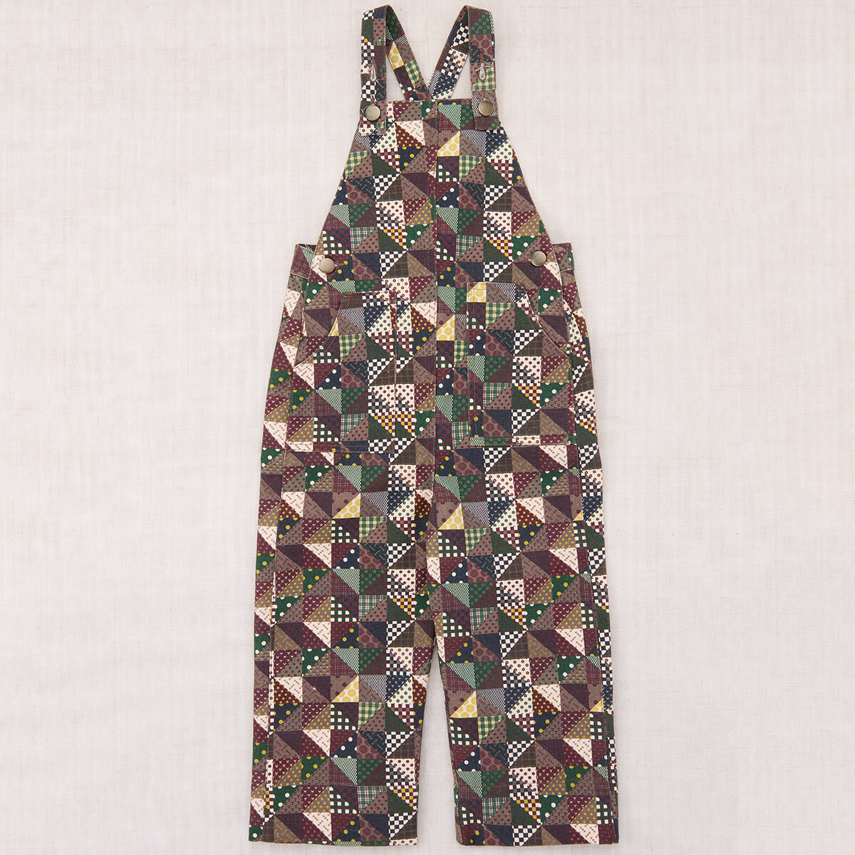 Sal Overall in Brut Patchwork by Misha & Puff – Junior Edition