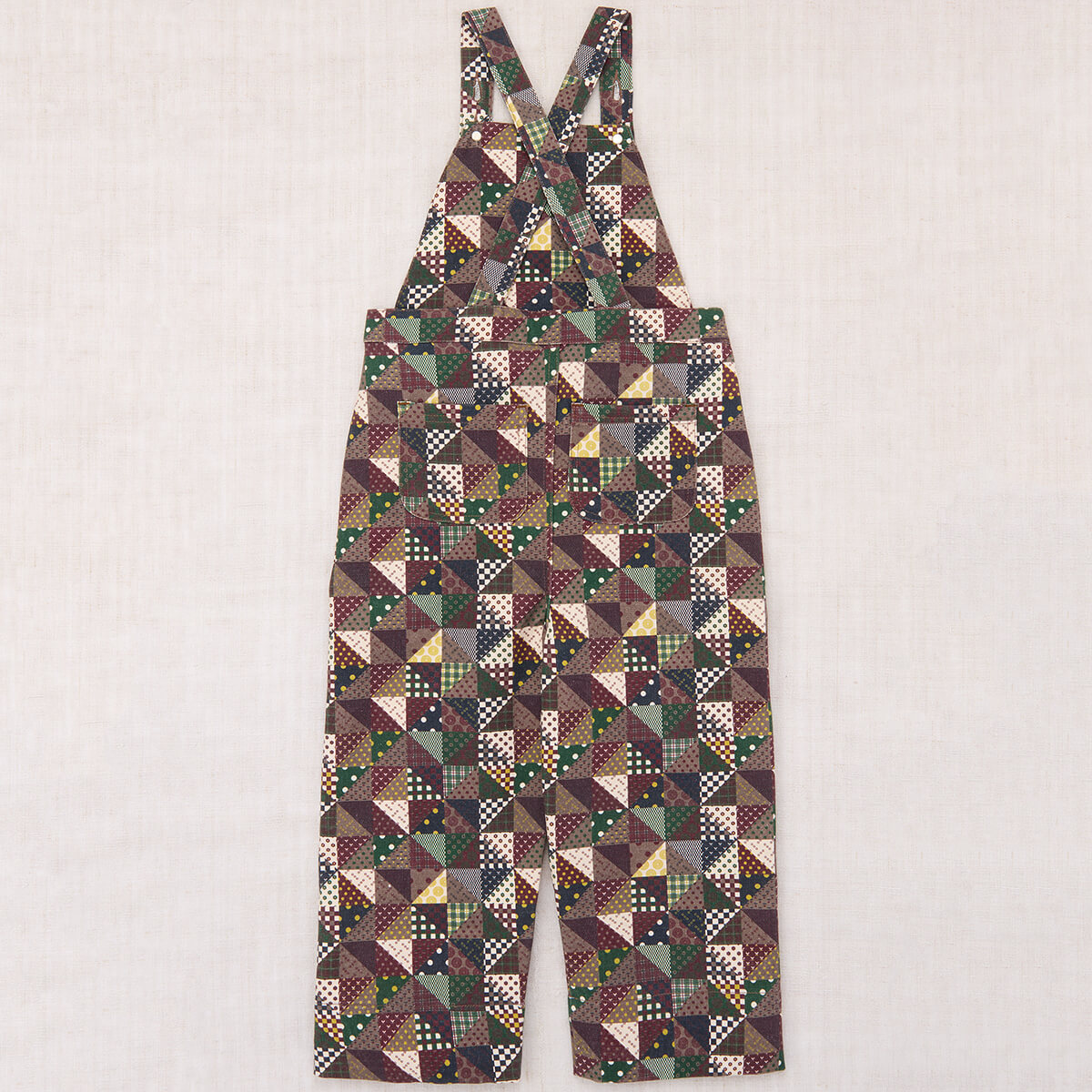 Sal Overall in Brut Patchwork by Misha & Puff – Junior Edition