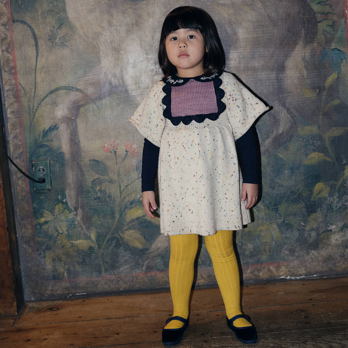 ワンピース Misha and Puff 5y DRESS JASPER FOLK TILE Kids Misha & Puff Circus Dress - Antique Mauve | Garmentory