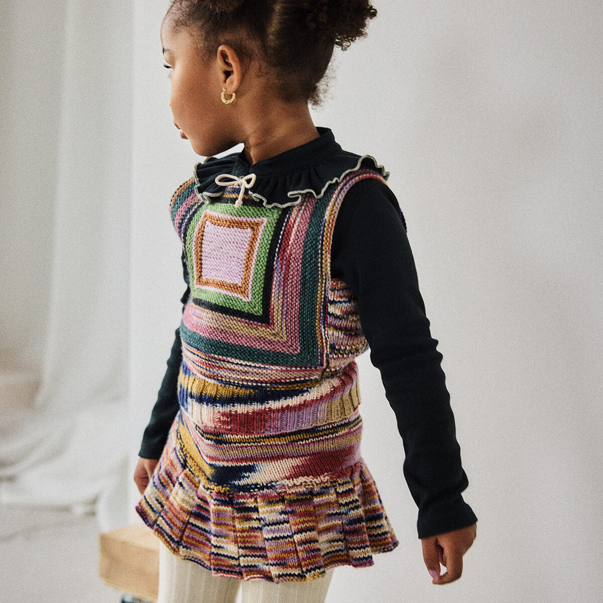 Skating Pond Skirt in Solstice Space Dye by Misha & Puff – Junior