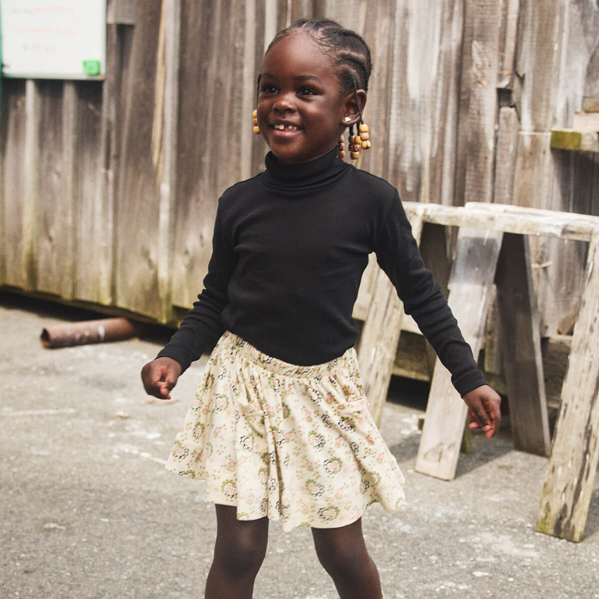 Misha & Puff スカート 6-7y 新品 6-7y Misha & Puff Steel Blue Skirt｜