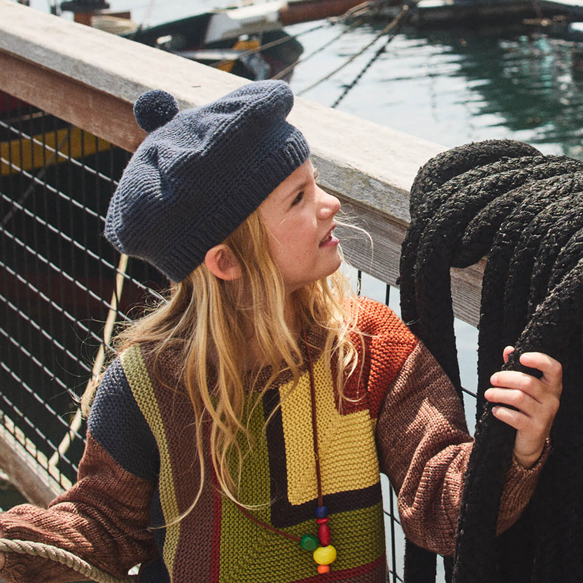 【新品】Misha&Puff Simple Beret 新品未使用 misha and puff Popcorn Beret 6-8Y｜Yahoo!フリマ