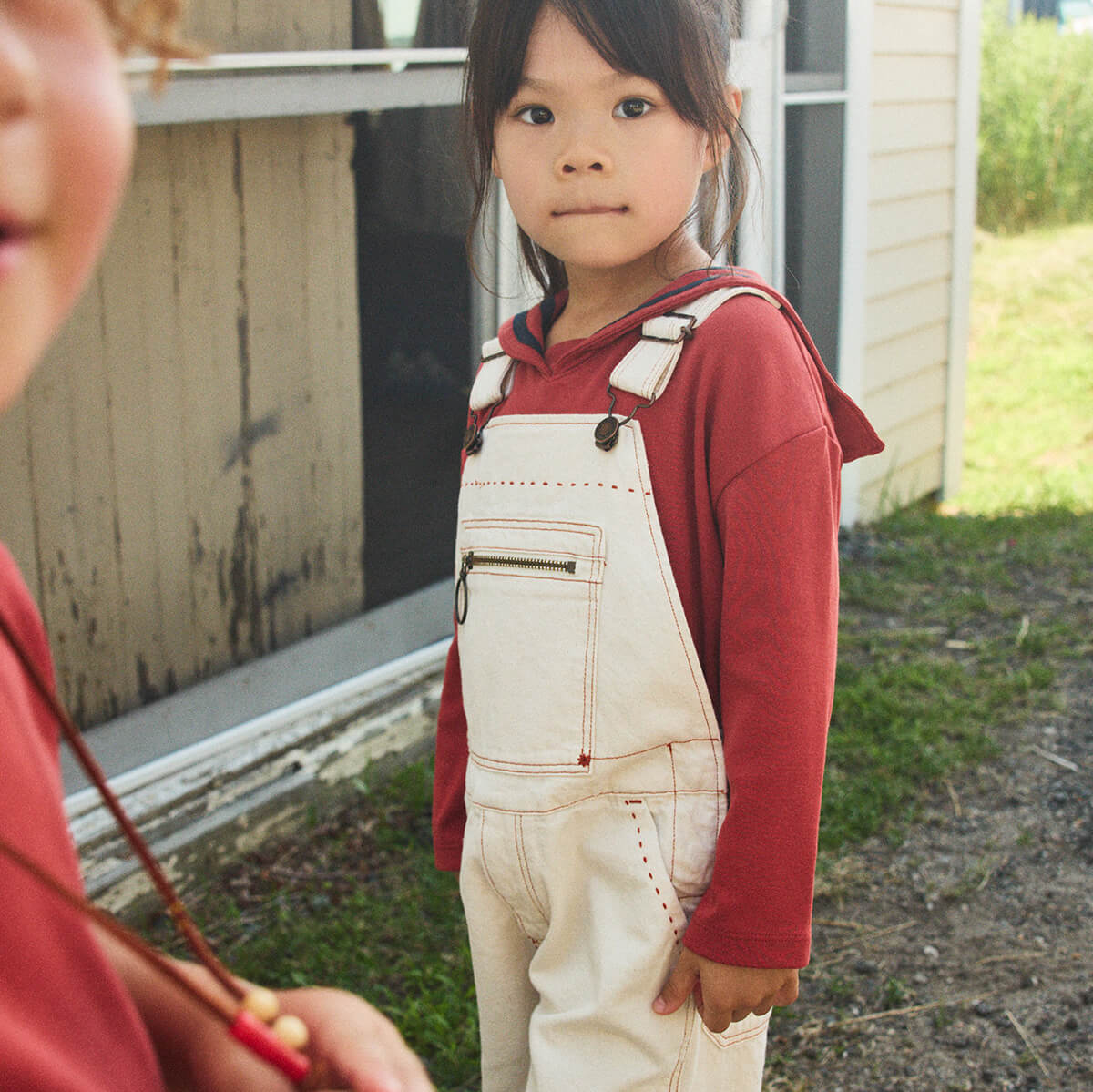 Sailor Top in Garnet by Misha & Puff - Last Ones In Stock - 5-8
