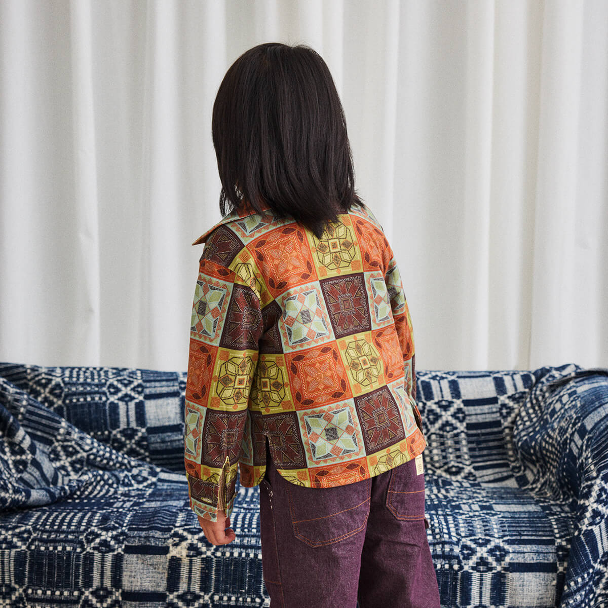 Director's Jacket in Chili Spice Cross Stitch by Misha & Puff