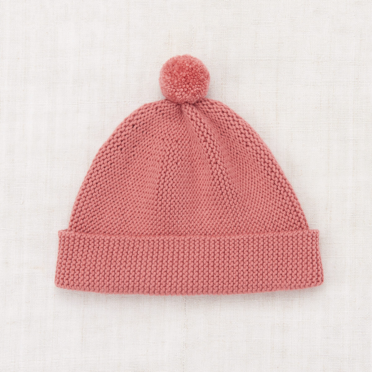 Garter Hat in Rosewood by Misha & Puff – Junior Edition