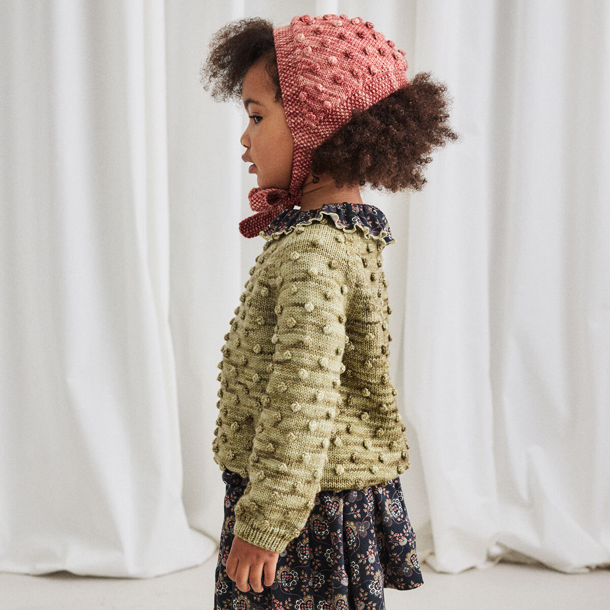 Original Popcorn Sweater in Ponderosa by Misha & Puff – Junior Edition