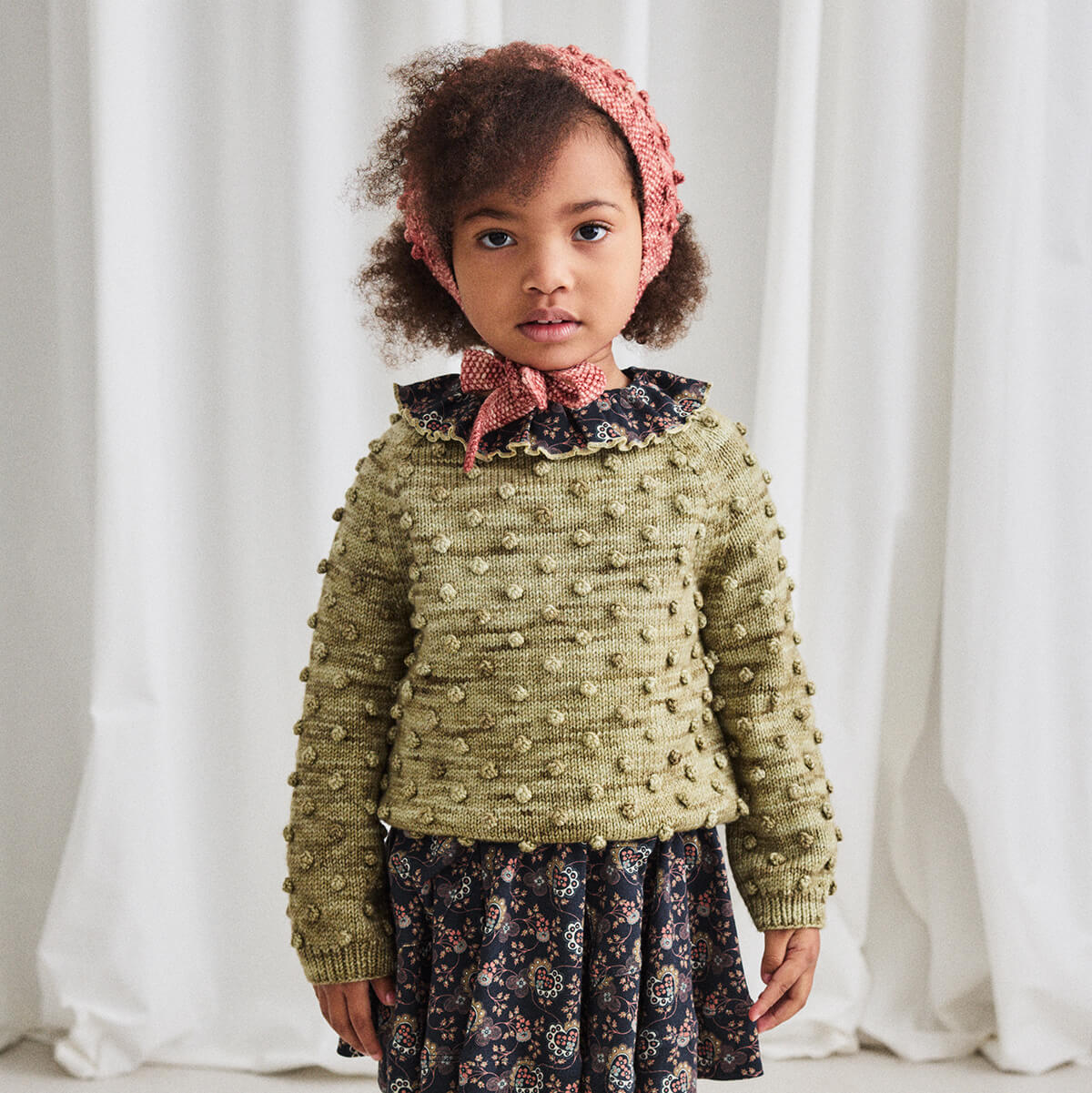Misha and puff Popcorn Sweaterセーター misha and puff popcorn sweater 7-8y MISHAPUFF_KID_SWEATER_ORIGINAL
