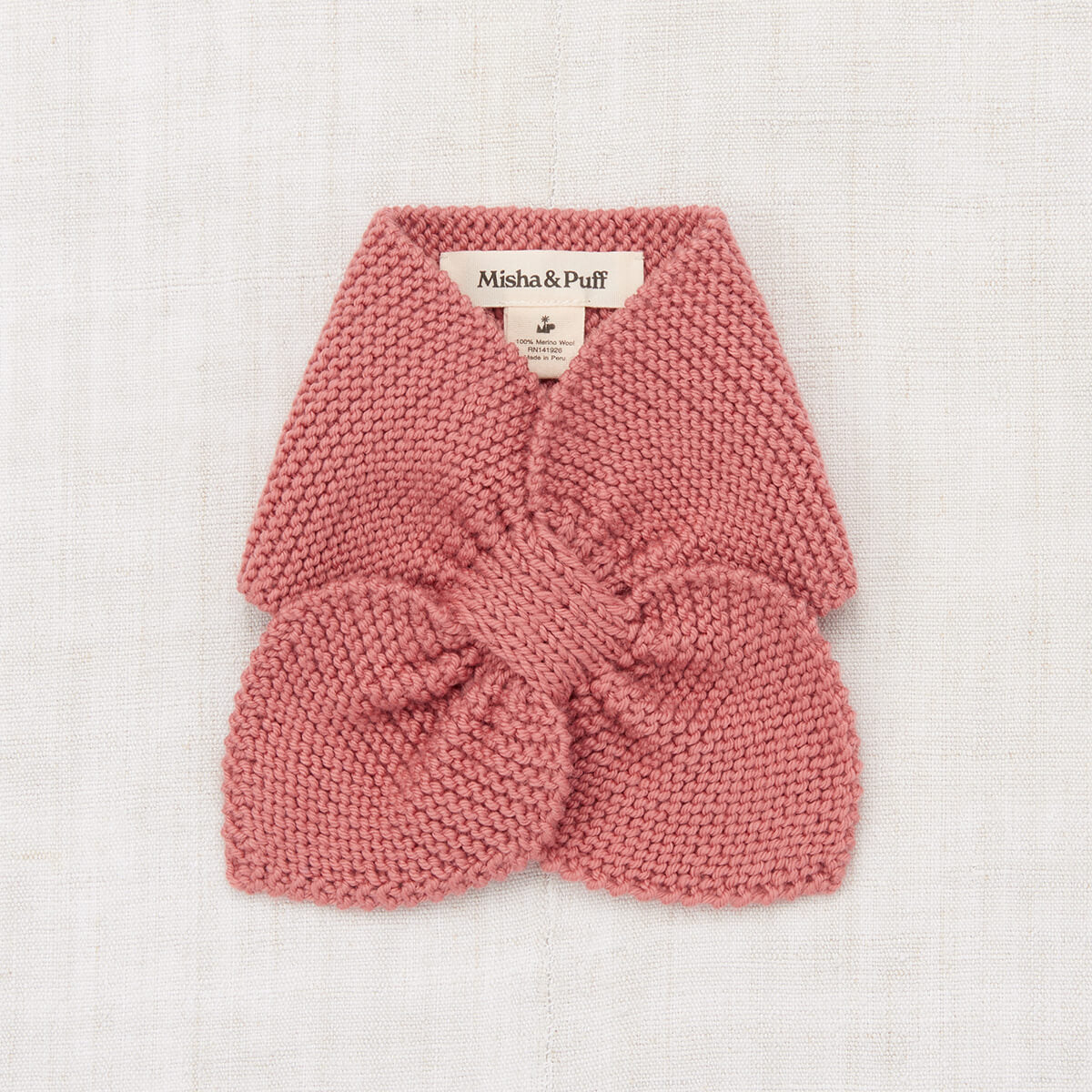 Sledding Scarf in Rosewood by Misha & Puff – Junior Edition