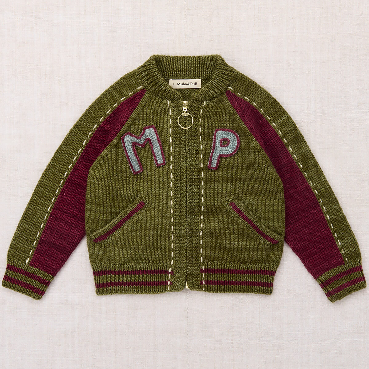 Alma Mater Jacket in Nori by Misha & Puff