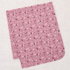 Baby Blanket in Antique Rose Circus by Misha & Puff
