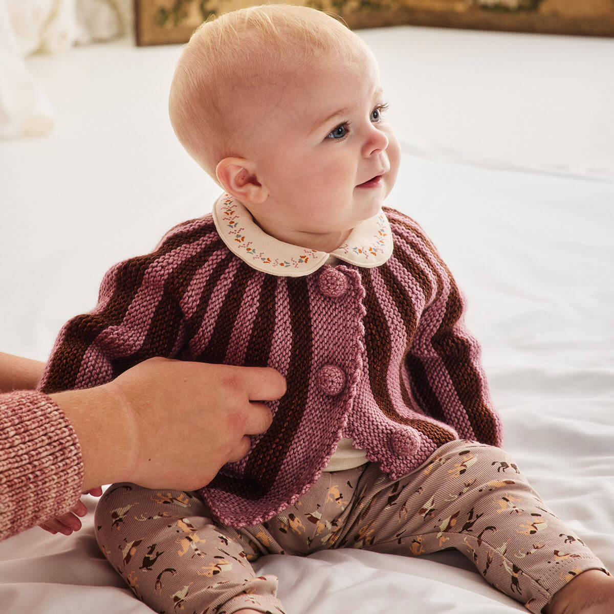Baby Legging in Turtledove Circus by Misha & Puff