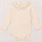 Baby Millefleurs Petit Collar Onesie in String by Misha & Puff