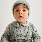 Baby Petit Collar Onesie in Onsen Circus by Misha & Puff