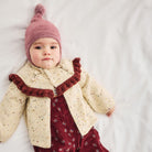 Baby Pointy Peak Hat in Antique Rose by Misha & Puff
