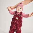 Baby Pointy Peak Hat in Antique Rose by Misha & Puff