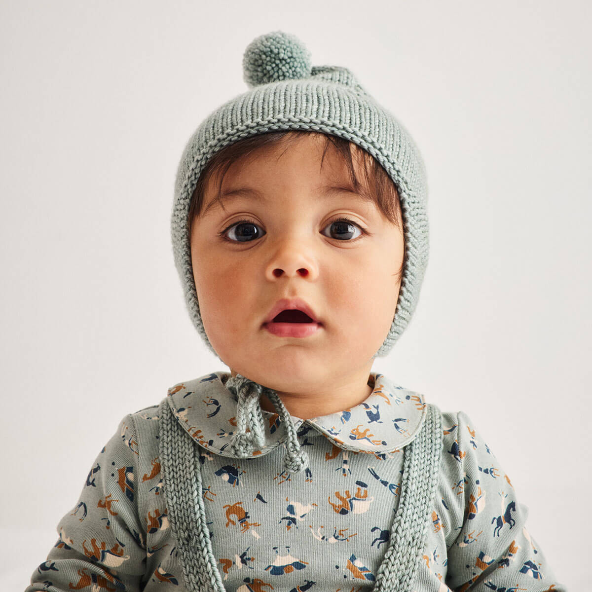 Baby Pointy Peak Hat in Onsen by Misha & Puff