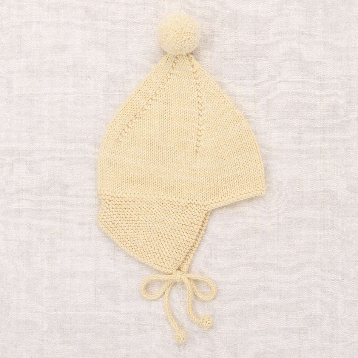 Baby Pointy Peak Hat in Shortbread by Misha & Puff