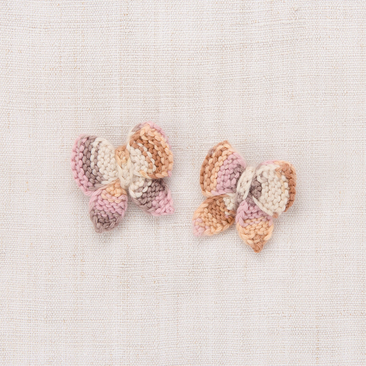 Baby Puff Bow Set in Mochi Space Dye by Misha & Puff