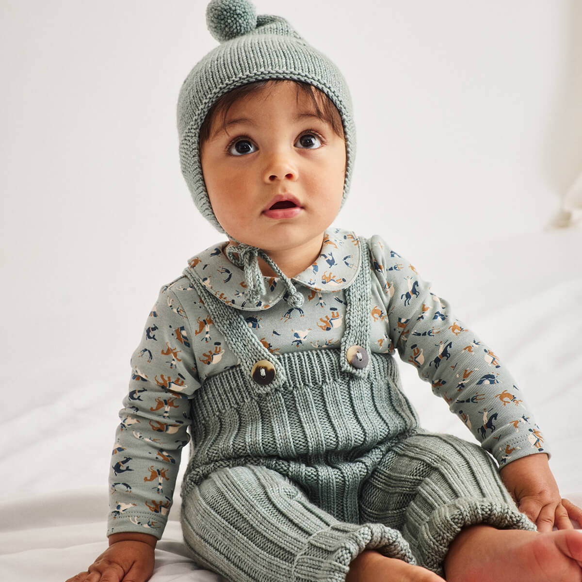 Baby Rib Longies in Onsen by Misha & Puff