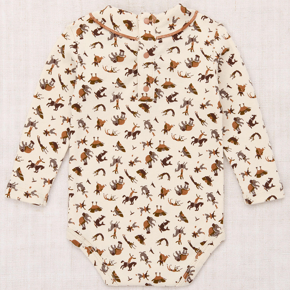Baby Scout Onesie in String Circus by Misha & Puff