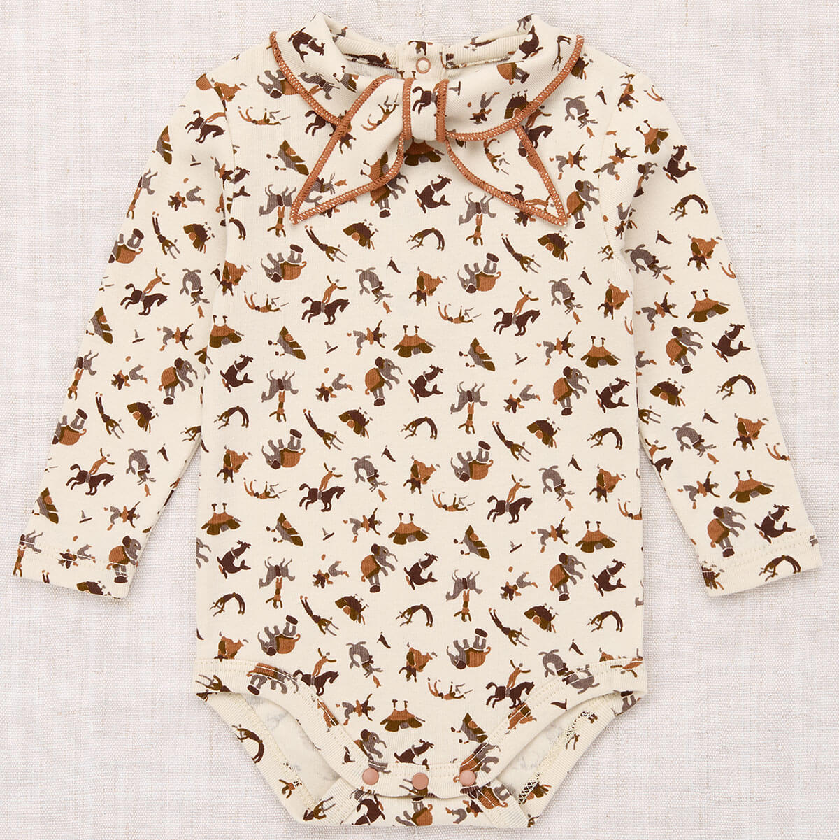 Baby Scout Onesie in String Circus by Misha & Puff