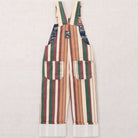 Canvas Zip Overall in String Afterschool Stripe by Misha & Puff