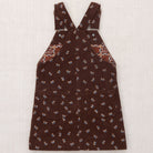 Corduroy Jumper Dress in Dark Roast Mariposa by Misha & Puff